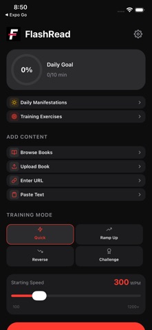 FlashRead Pro App Store screenshot 1