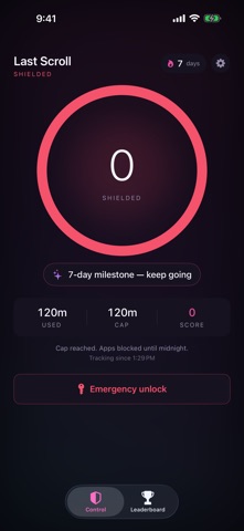 Last Scroll App Store screenshot 3