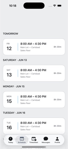 LotHours App Store screenshot 2