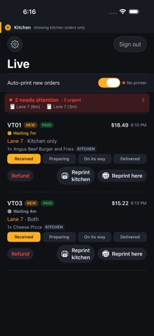 LaneTab Venue App Store screenshot 2