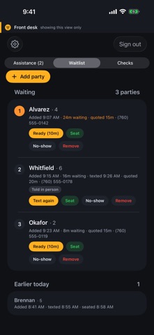 LaneTab Venue App Store screenshot 3